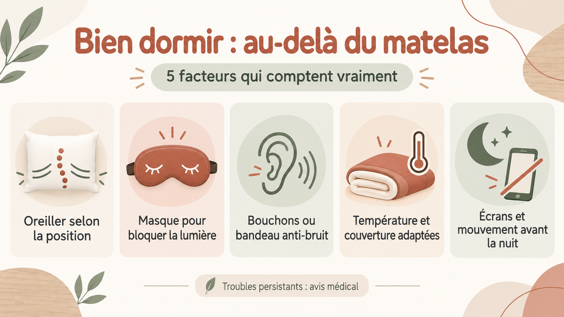 Bien dormir : les facteurs qui comptent au-delà du matelas
