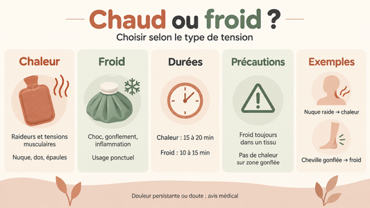 Chaud ou froid : lequel choisir selon le type de tension ?