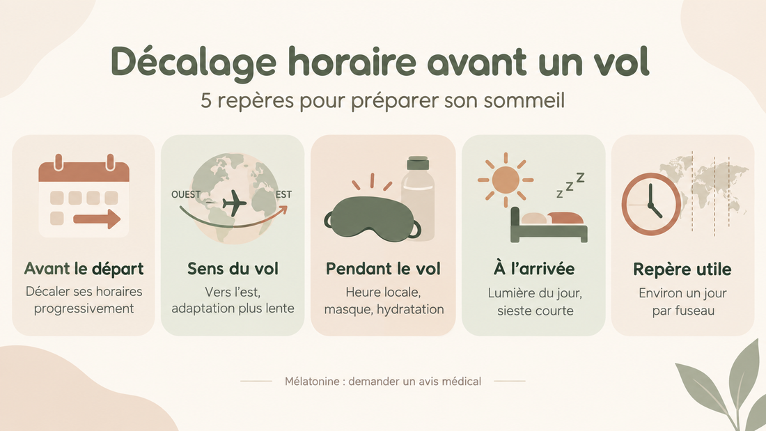 Décalage horaire : comment préparer son sommeil avant un vol