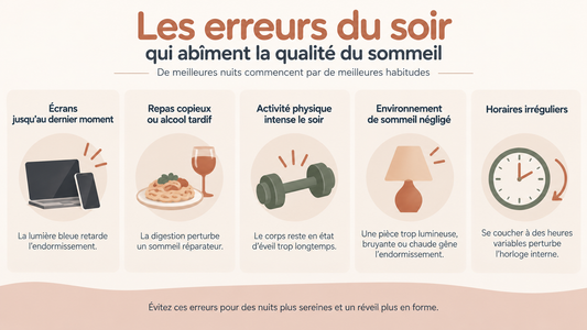 Les erreurs du soir qui abîment la qualité du sommeil