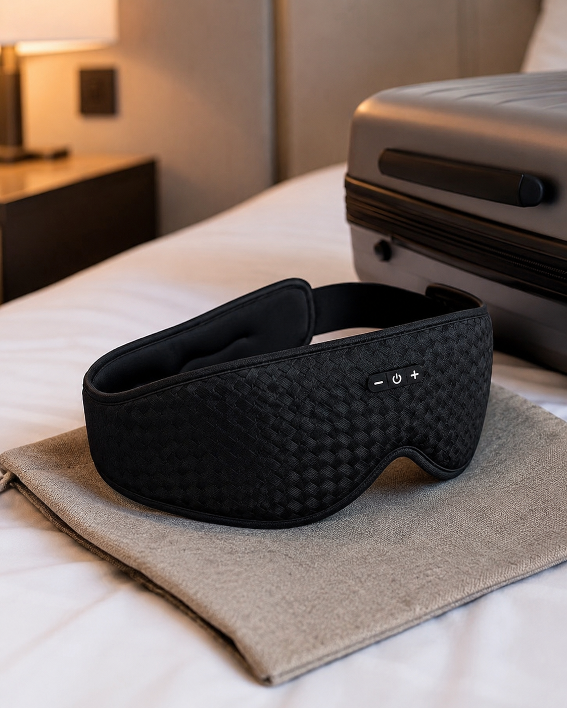 Masque Sommeil 3D avec Écouteurs Bluetooth