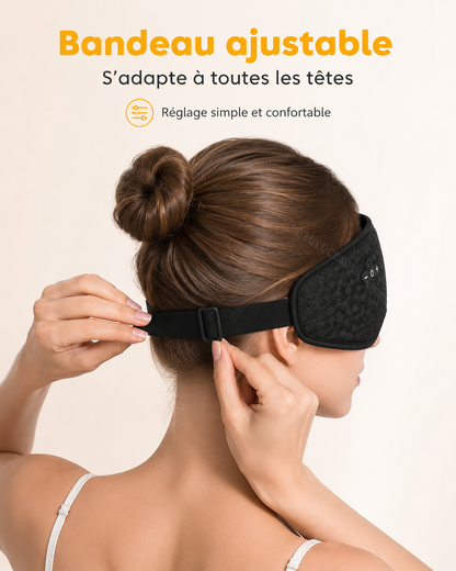 Masque Sommeil 3D avec Écouteurs Bluetooth