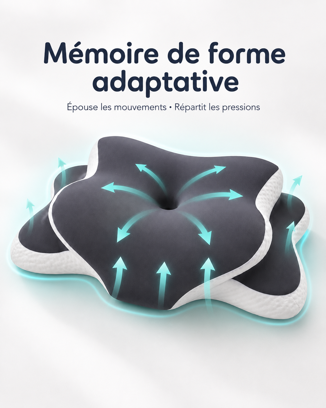 Oreiller Cervical Papillon Mémoire de Forme