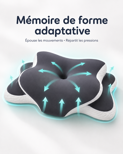 Oreiller Cervical Papillon Mémoire de Forme
