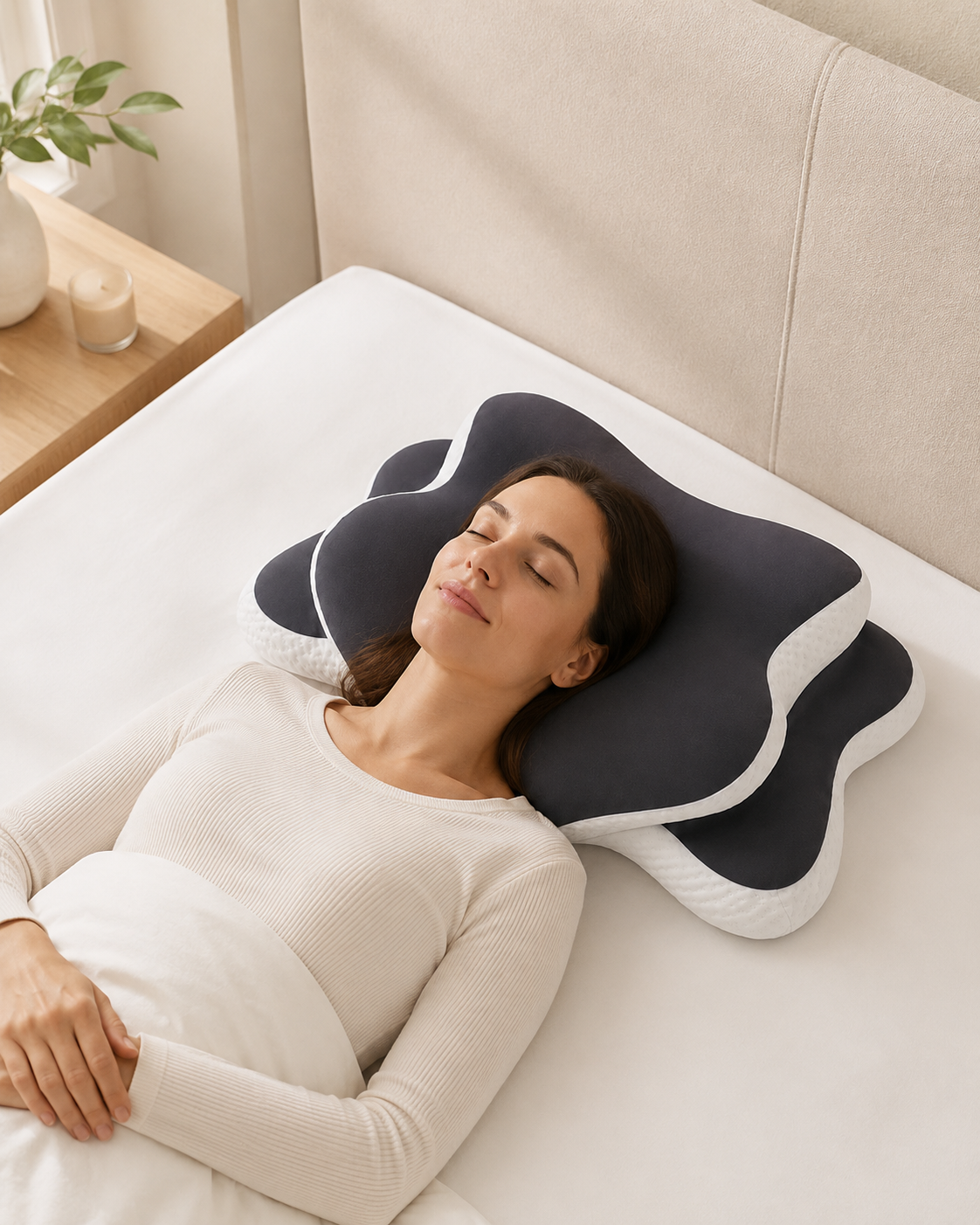 Oreiller Cervical Papillon Mémoire de Forme