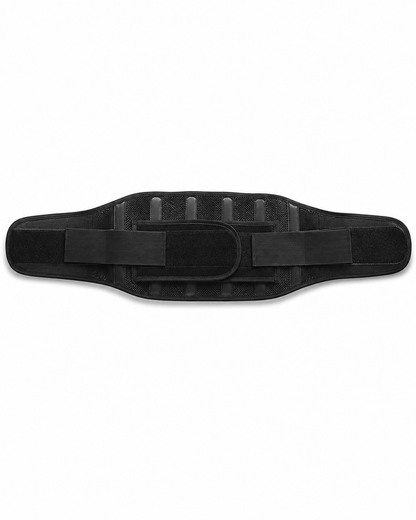 Ceinture lombaire de maintien à plat, vue de dessus