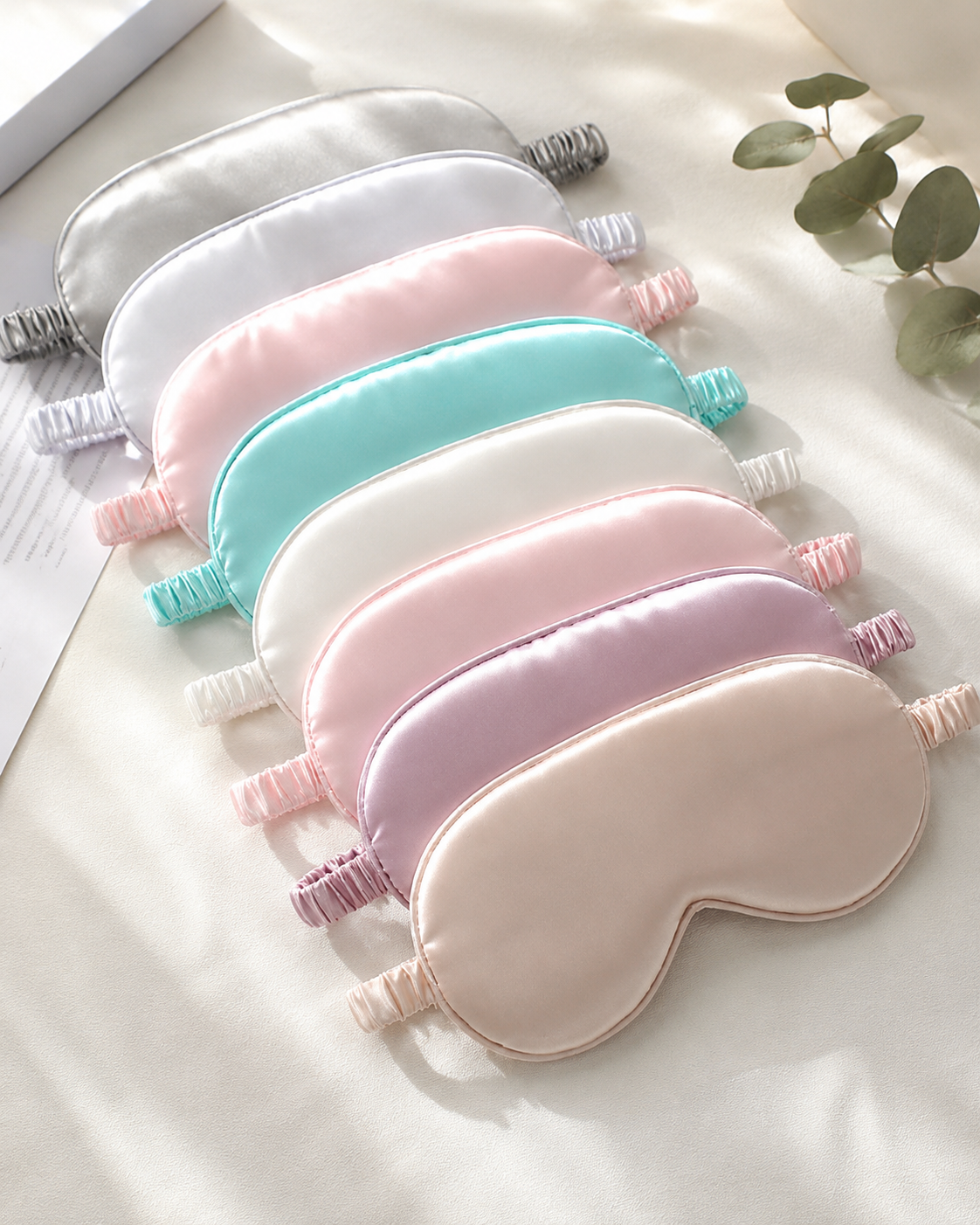 Masque Sommeil Imitation Soie Ultra-Doux