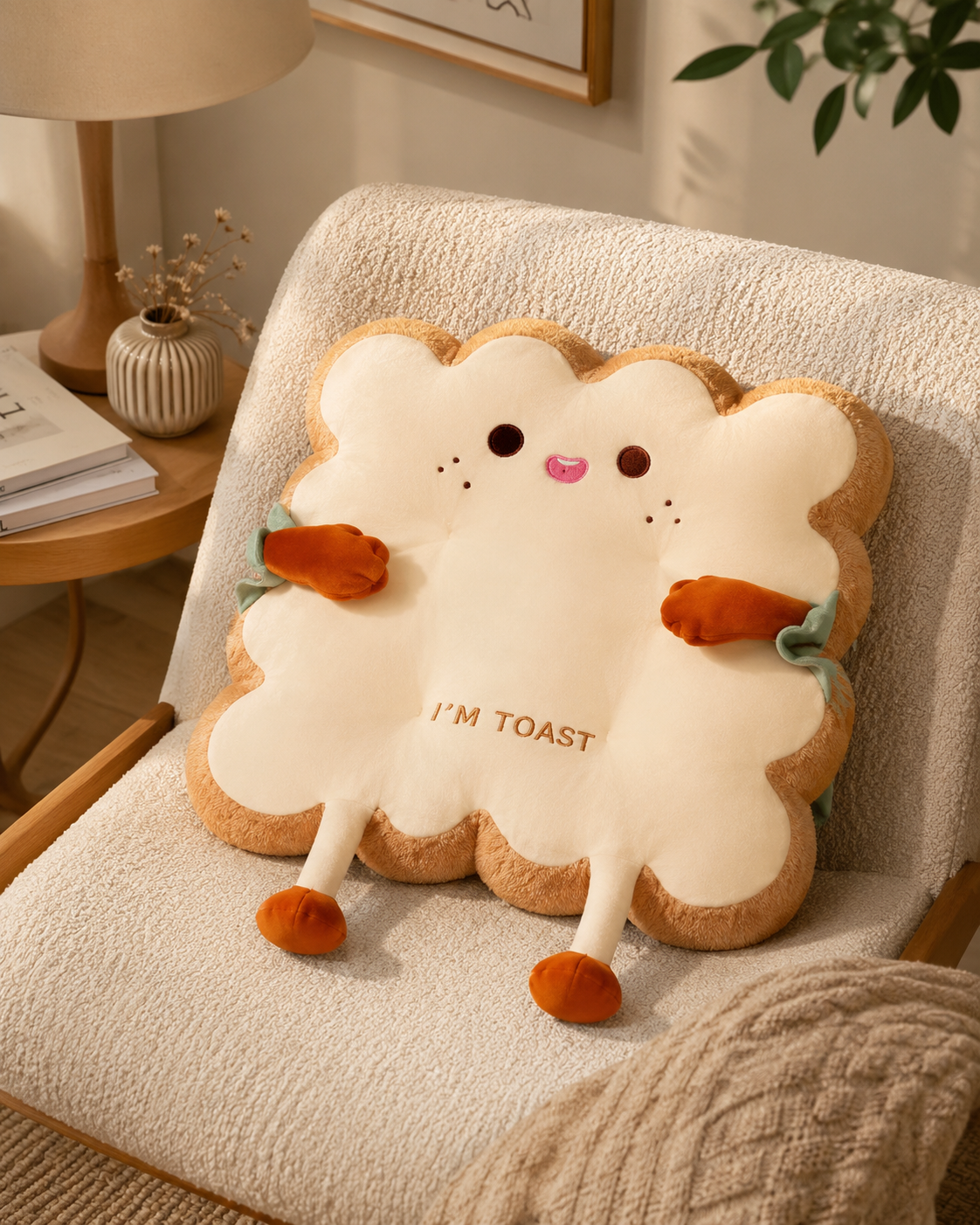Coussin Pain de Mie Moelleux Anti-Fatigue