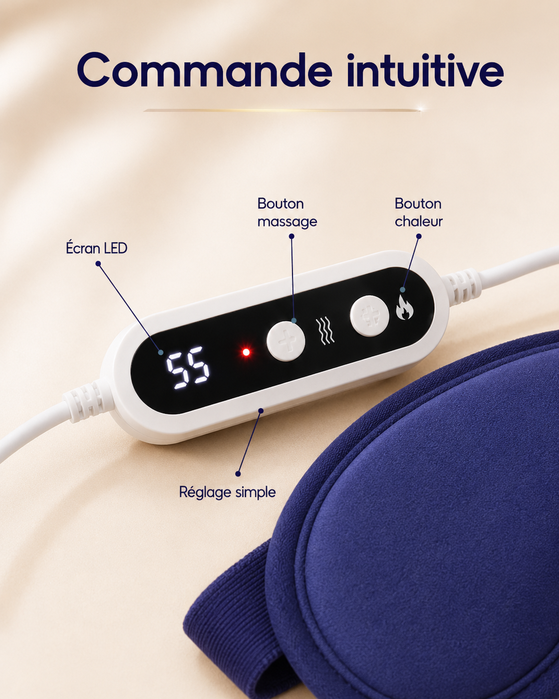 Masque Chauffant Yeux Rechargeable