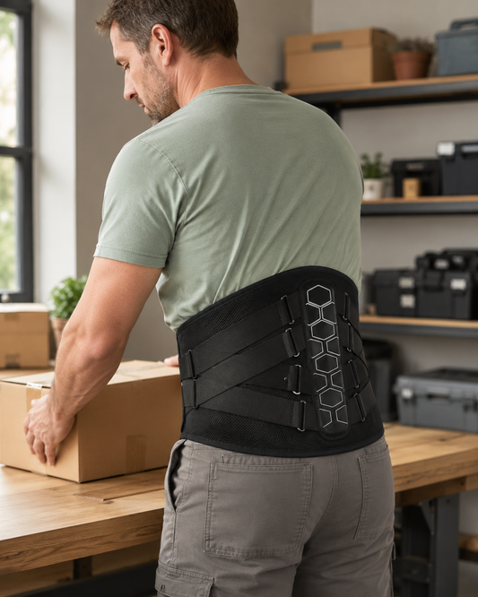 Ceinture Lombaire à Sangles Croisées et Armature Renforcée