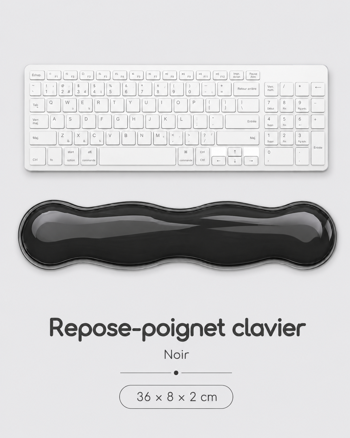 Repose-Poignet Silicone Gel Effet Rafraîchissant