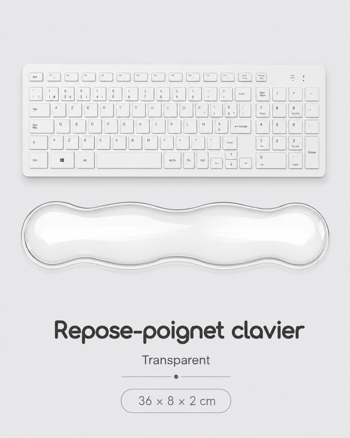 Repose-Poignet Silicone Gel Effet Rafraîchissant
