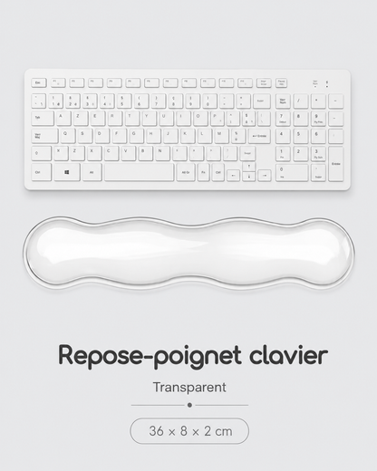 Repose-Poignet Silicone Gel Effet Rafraîchissant