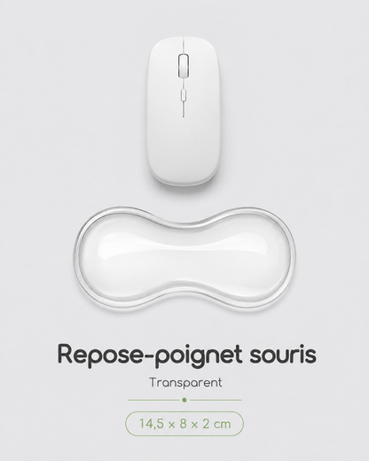Repose-Poignet Silicone Gel Effet Rafraîchissant
