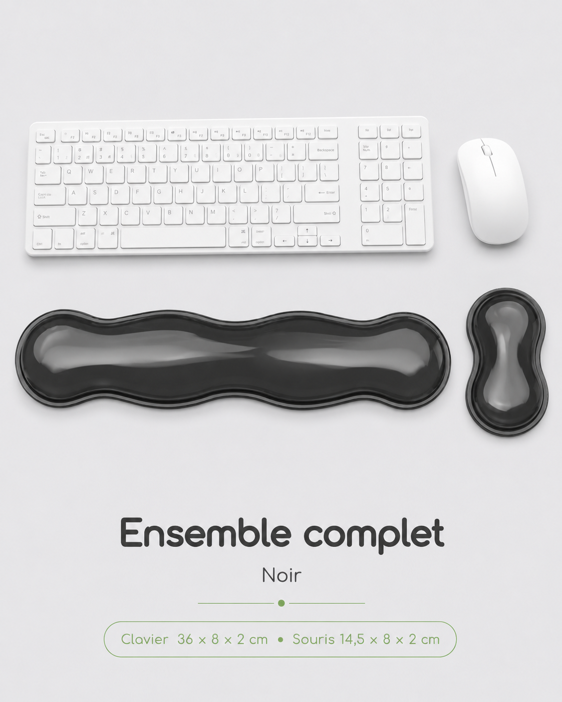 Repose-Poignet Silicone Gel Effet Rafraîchissant
