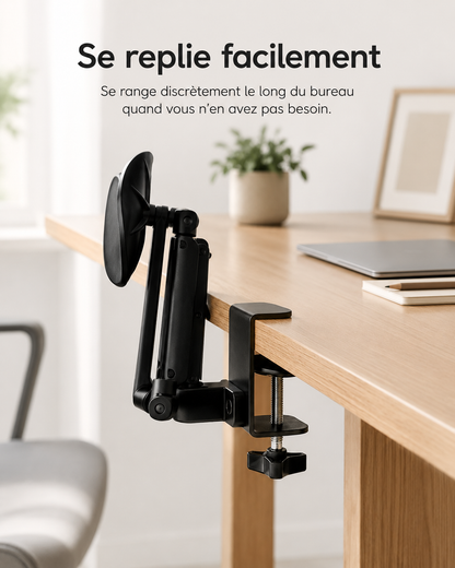Repose-Bras de Bureau Articulé en Aluminium