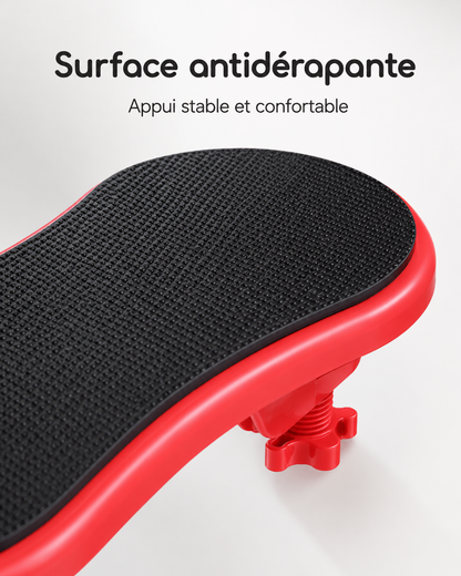 Repose-Bras de Bureau Pivotant à Fixation Pince