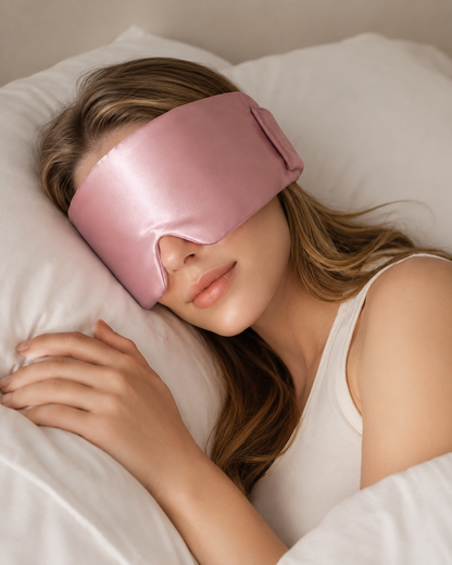 Masque de Sommeil en Soie de Mûrier 100% Naturelle