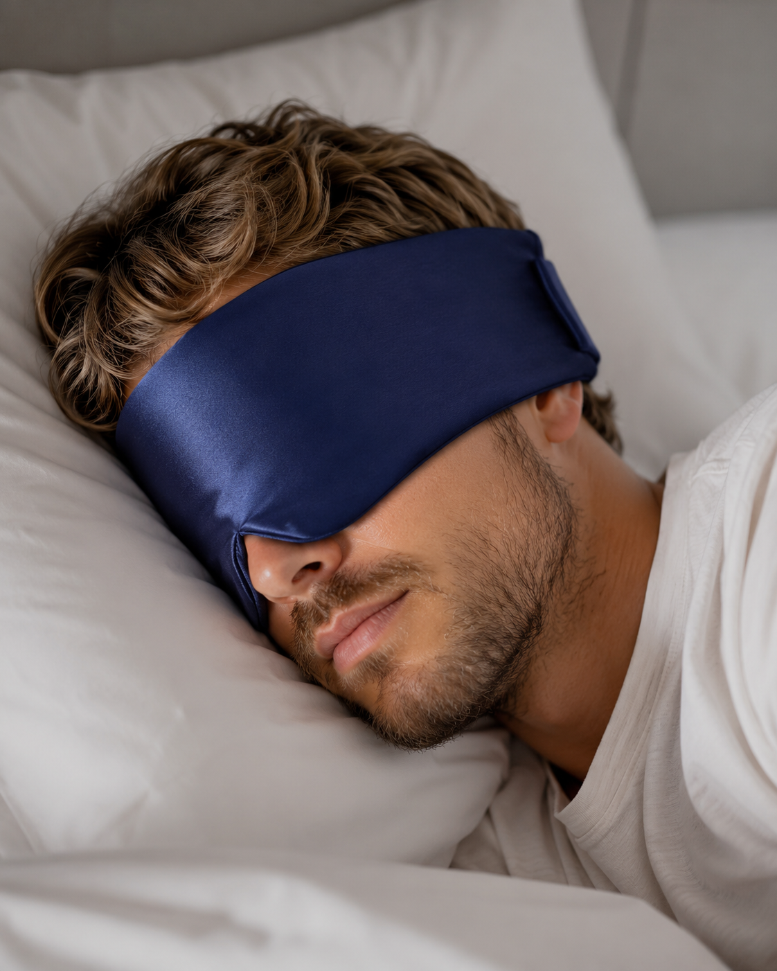 Masque de Sommeil en Soie de Mûrier 100% Naturelle