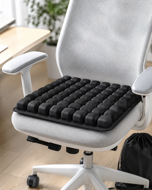 Coussin de Siège Gonflable Ergonomique Sans Pompe