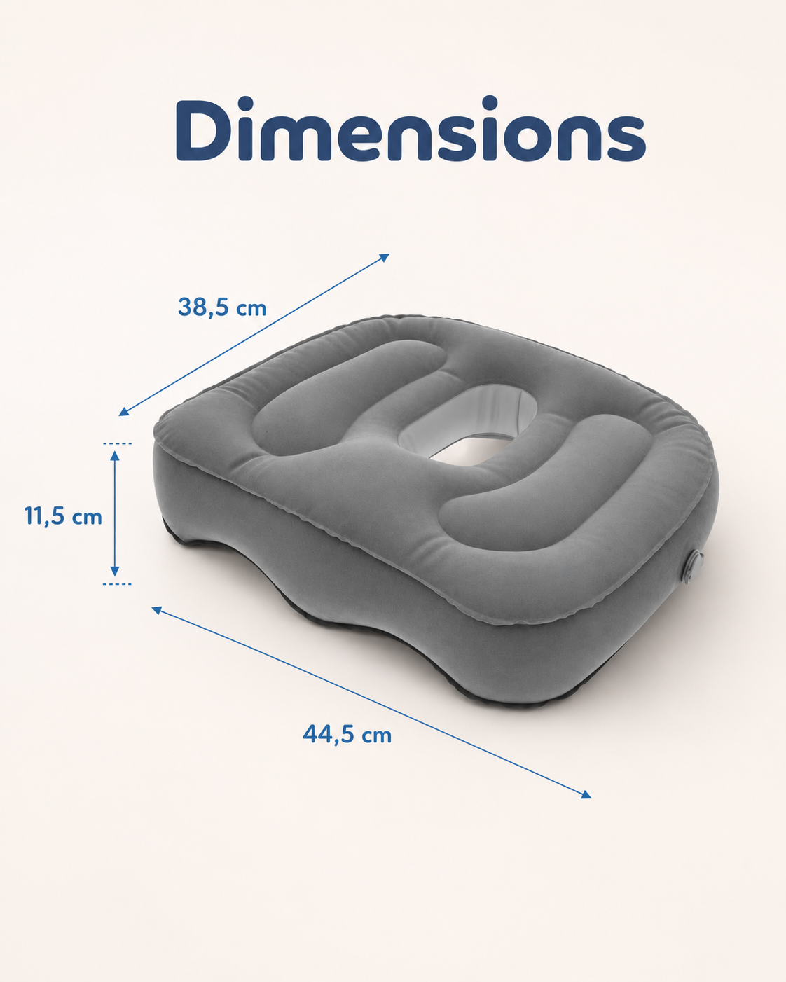 Coussin Coccyx Gonflable Portable