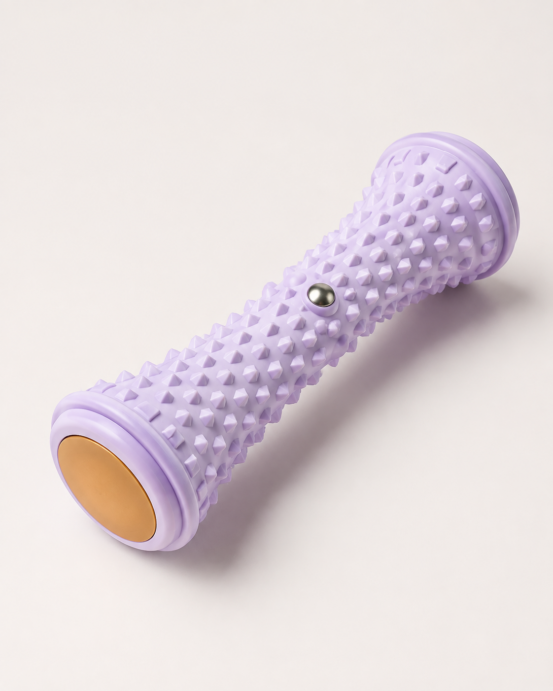 Rouleau de massage pour pieds à picots, coloris violet