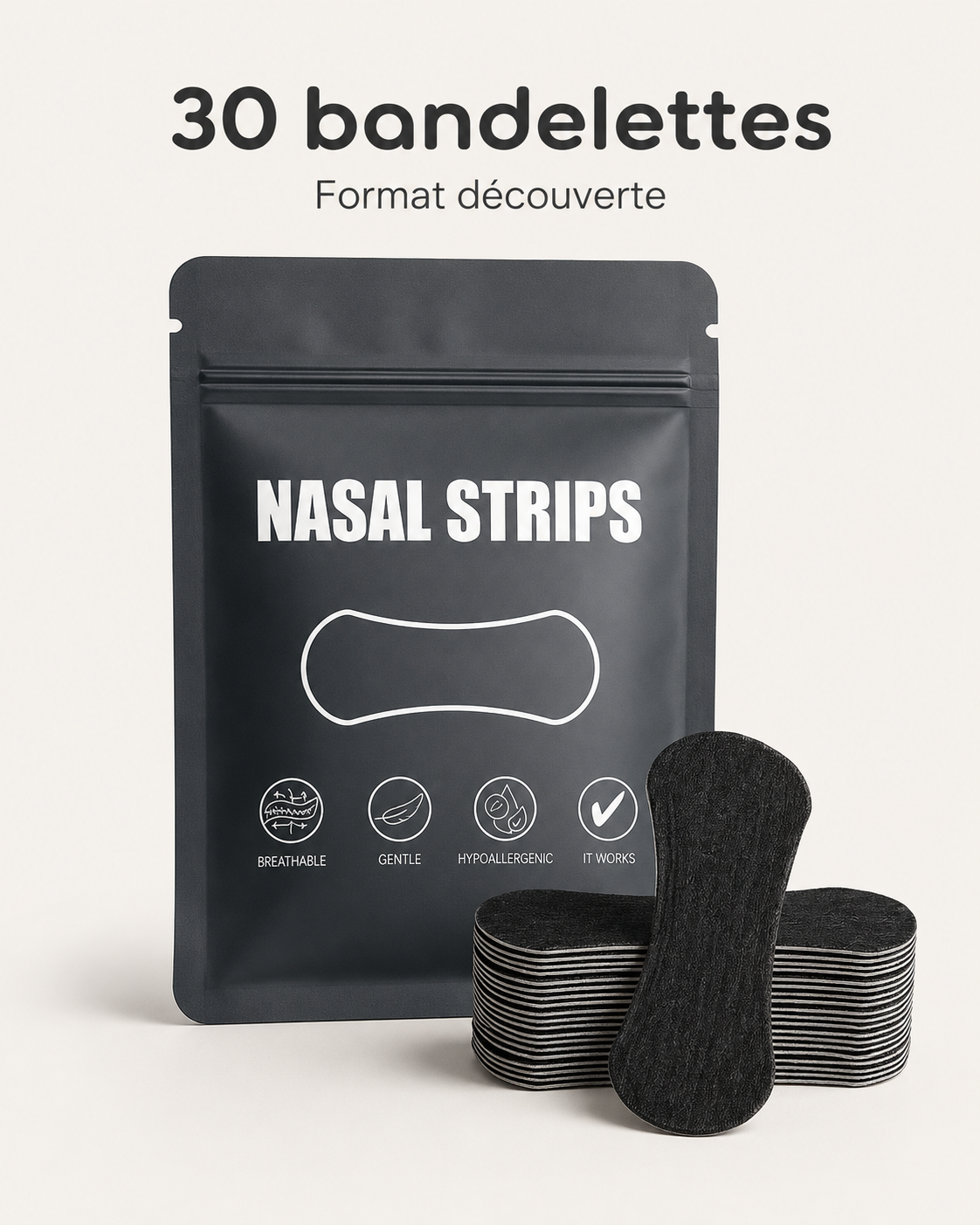 Bandelettes Nasales Anti-Ronflement