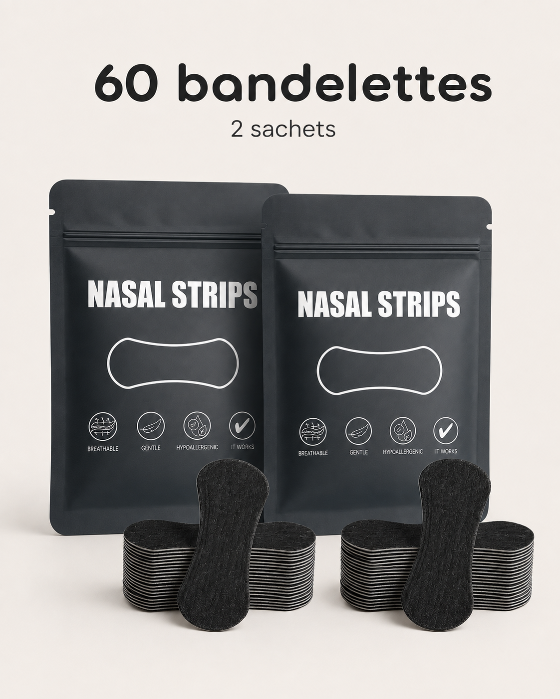 Bandelettes Nasales Anti-Ronflement