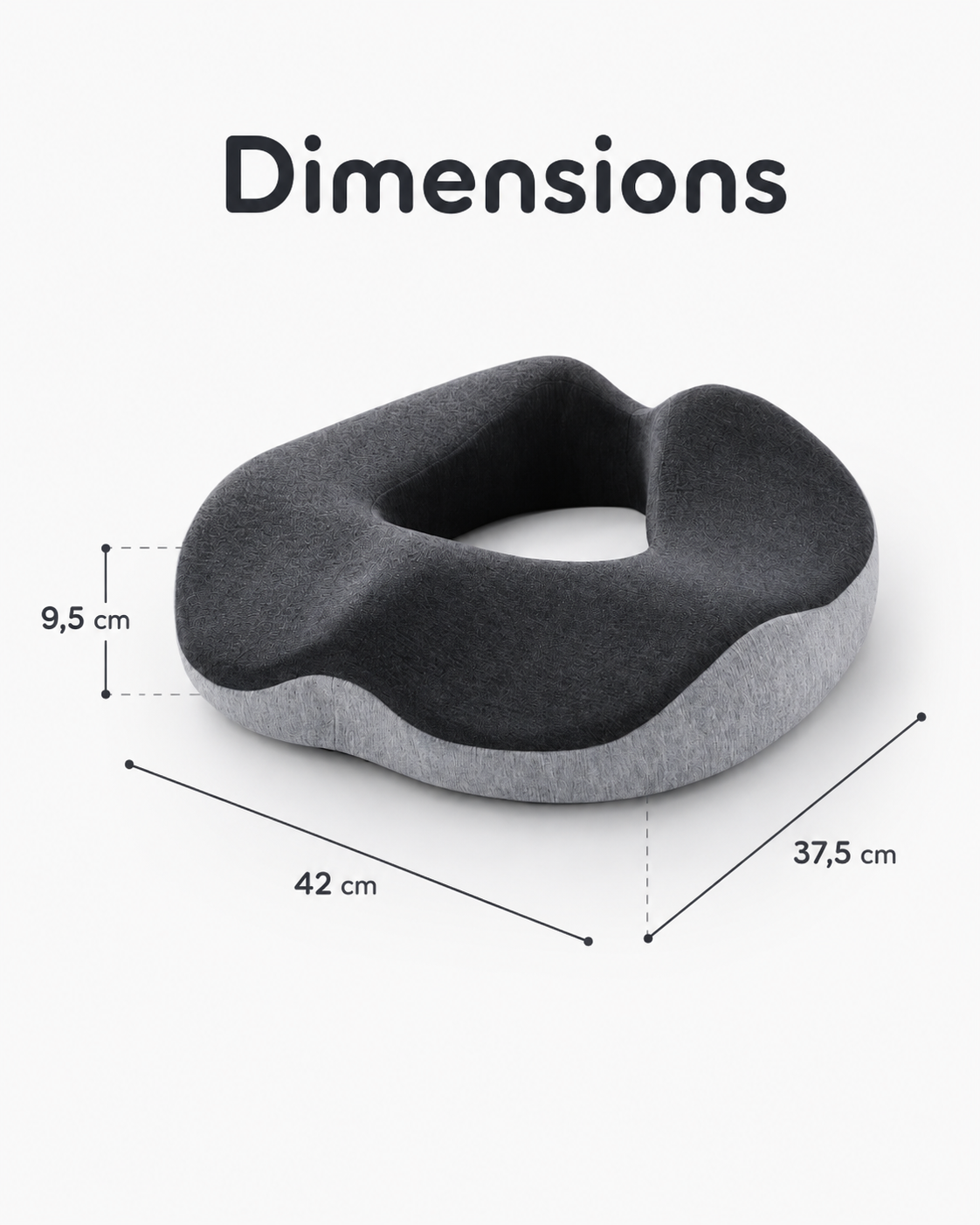 Coussin Coccyx Soutien Lombaire Intégré