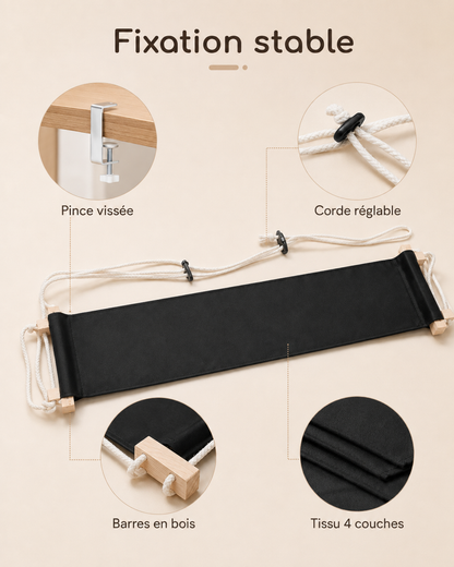Repose-Pieds Ergonomique Hamac Suspendu de Bureau
