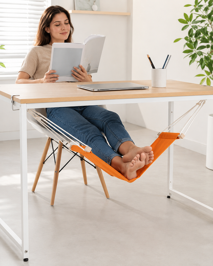Repose-Pieds Ergonomique Hamac Suspendu de Bureau