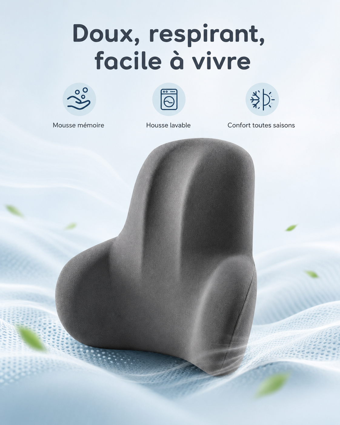 Coussin Lombaire et Siège 2 en 1 Posture