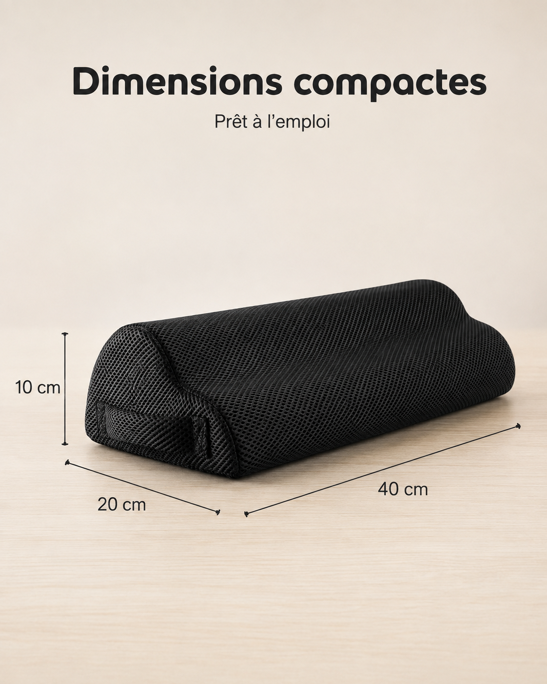 Repose-Pieds Ergonomique en Mousse à Mémoire de Forme
