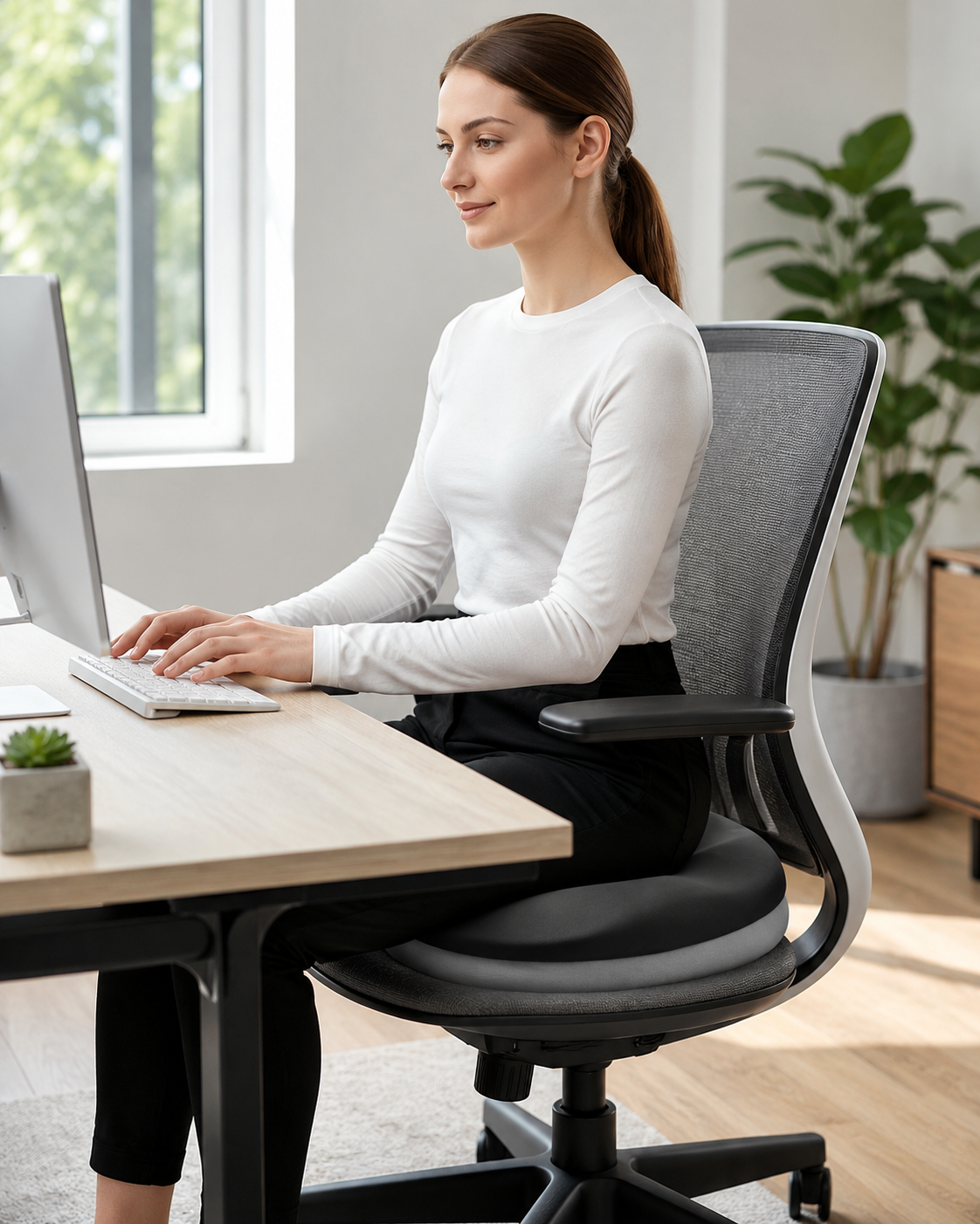 Coussin Anneau Coccyx Bureau et Voiture