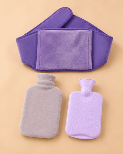 Set de Bouillotte et Ceinture Chauffante