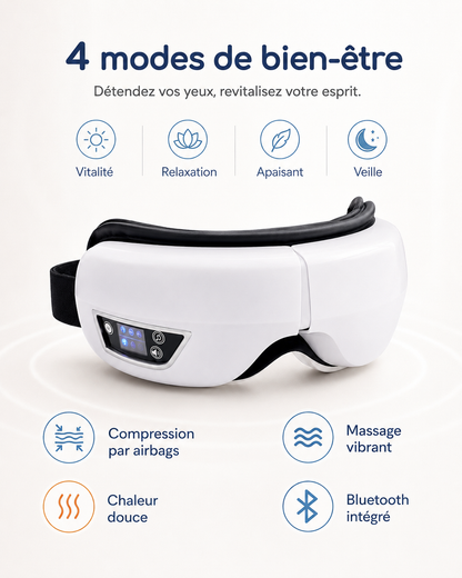 Masseur Oculaire Électrique Bluetooth