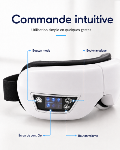 Masseur Oculaire Électrique Bluetooth