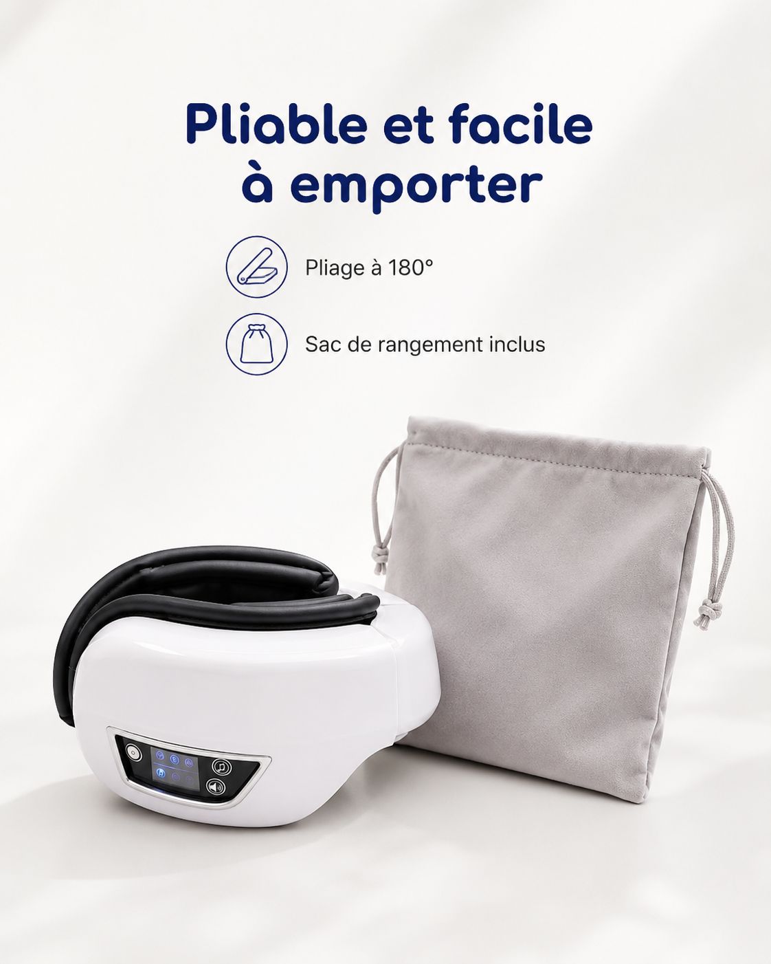 Masseur Oculaire Électrique Bluetooth