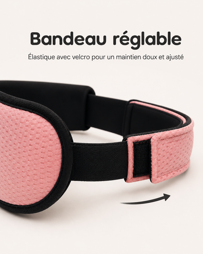 Masque Sommeil 3D Occultant 99% Lumière