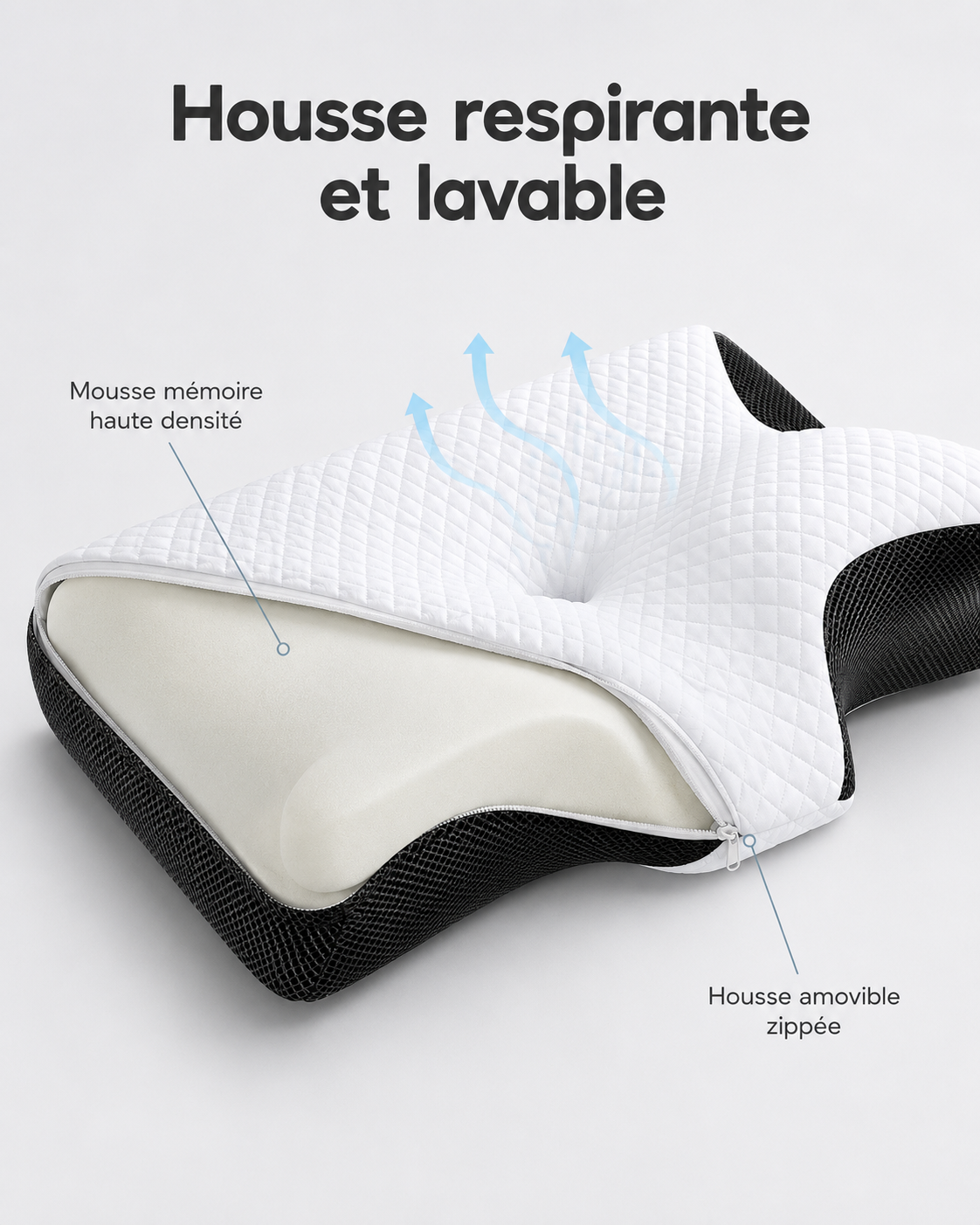 Oreiller Cervical Mémoire de Forme