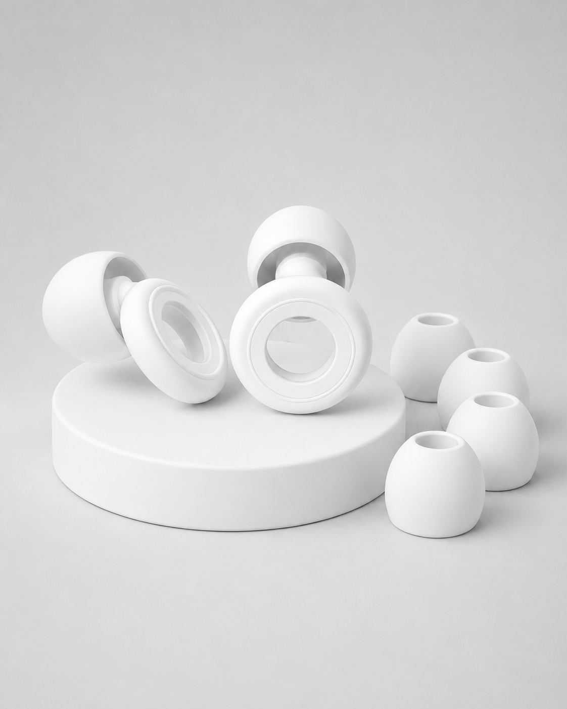 Bouchons d'Oreille en Silicone Anti-Bruit Réutilisables