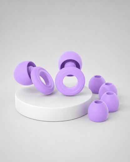 Bouchons d'Oreille en Silicone Anti-Bruit Réutilisables