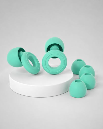 Bouchons d'Oreille en Silicone Anti-Bruit Réutilisables