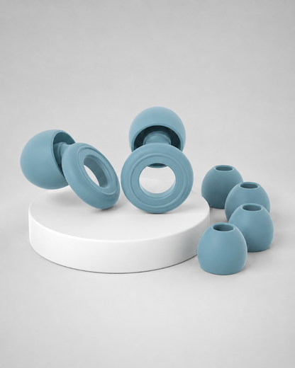 Bouchons d'Oreille en Silicone Anti-Bruit Réutilisables
