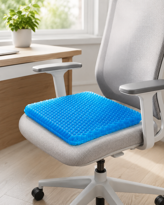 Coussin de Siège en Gel Nid d'Abeille Respirant