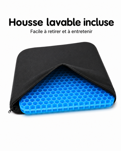 Coussin de Siège en Gel Nid d'Abeille Respirant