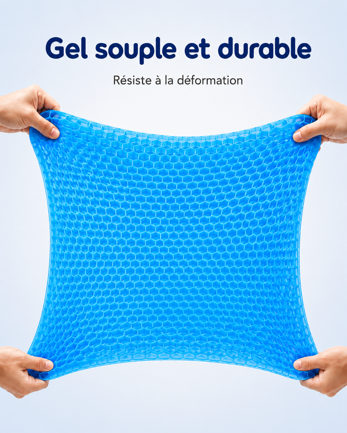 Coussin de Siège en Gel Nid d'Abeille Respirant