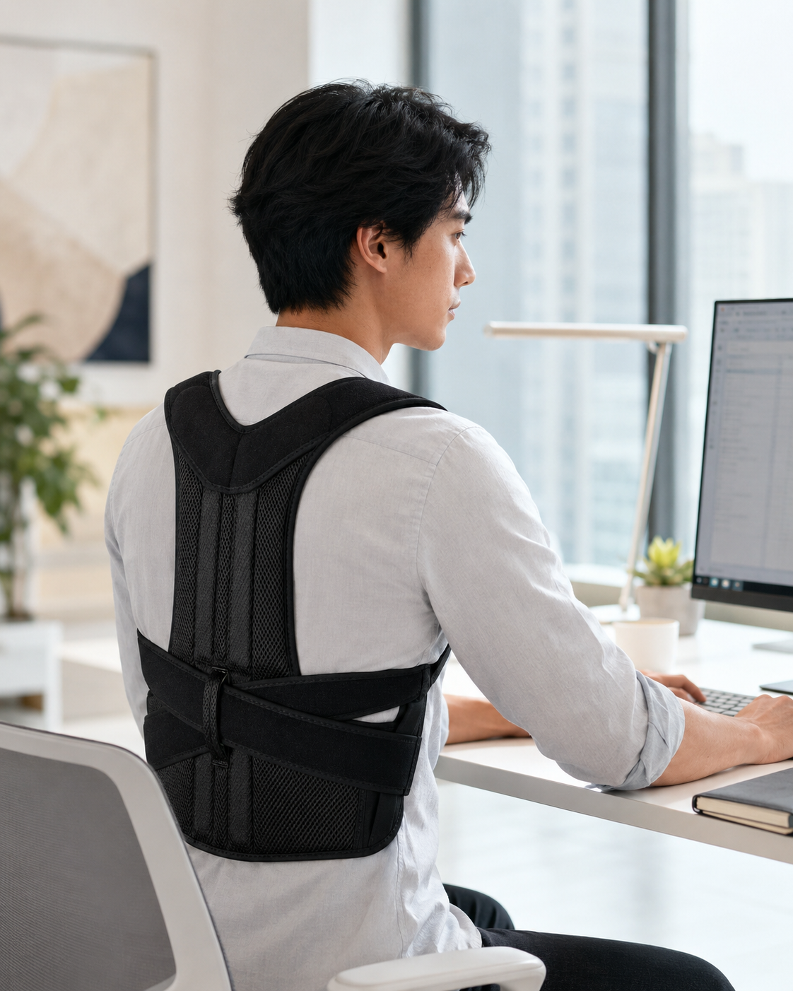 Correcteur de Posture Dos et Épaules Réglable