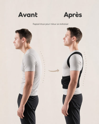 Correcteur de Posture Dos et Épaules Réglable