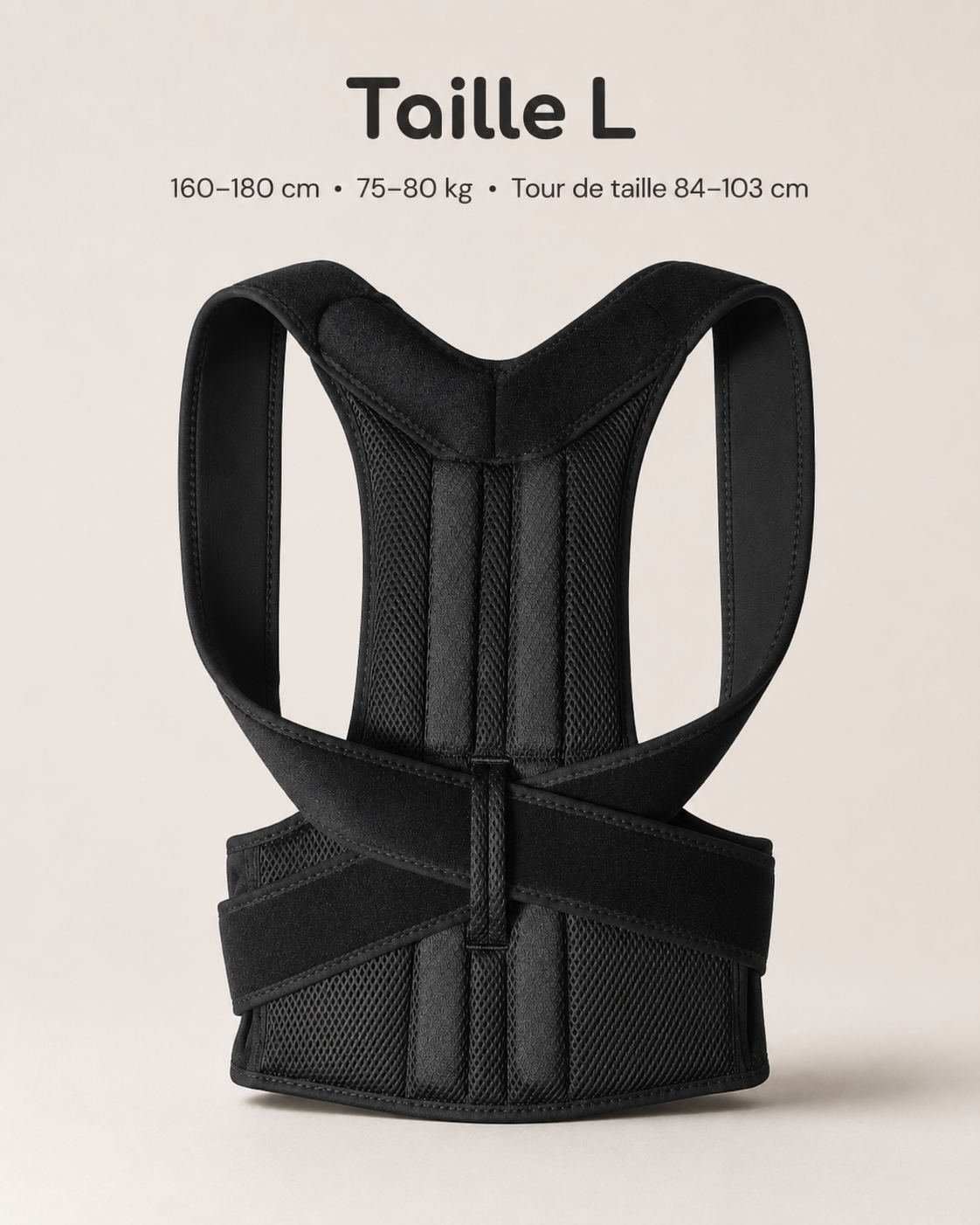 Correcteur de Posture Dos et Épaules Réglable